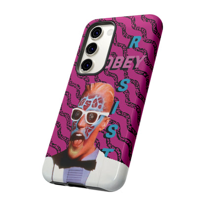 Max Meld Nostalgic 'OBEY or RESIST' HOT PINK - Phone Tough Cases