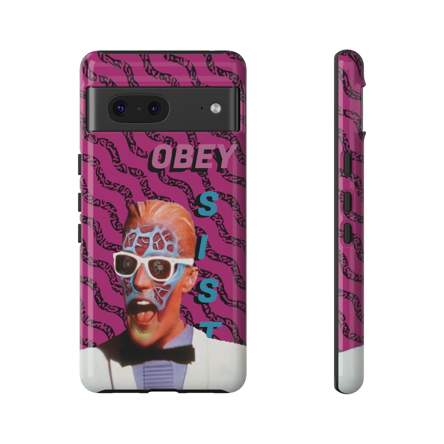 Max Meld Nostalgic 'OBEY or RESIST' HOT PINK - Phone Tough Cases
