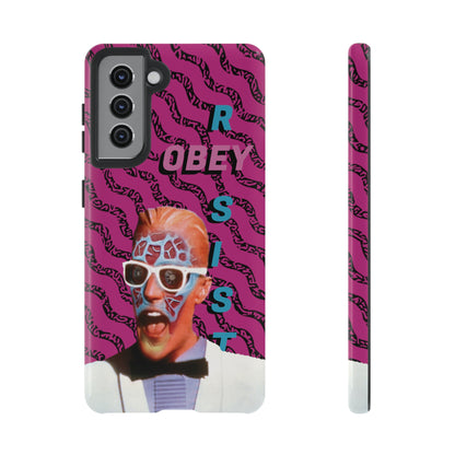 Max Meld Nostalgic 'OBEY or RESIST' HOT PINK - Phone Tough Cases
