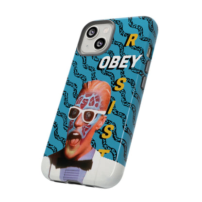 Max Meld Nostalgic 'OBEY or RESIST' AQUAMARINE - Phone Tough Cases