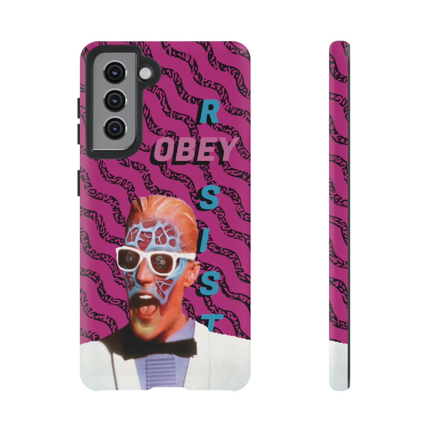 Max Meld Nostalgic 'OBEY or RESIST' HOT PINK - Phone Tough Cases