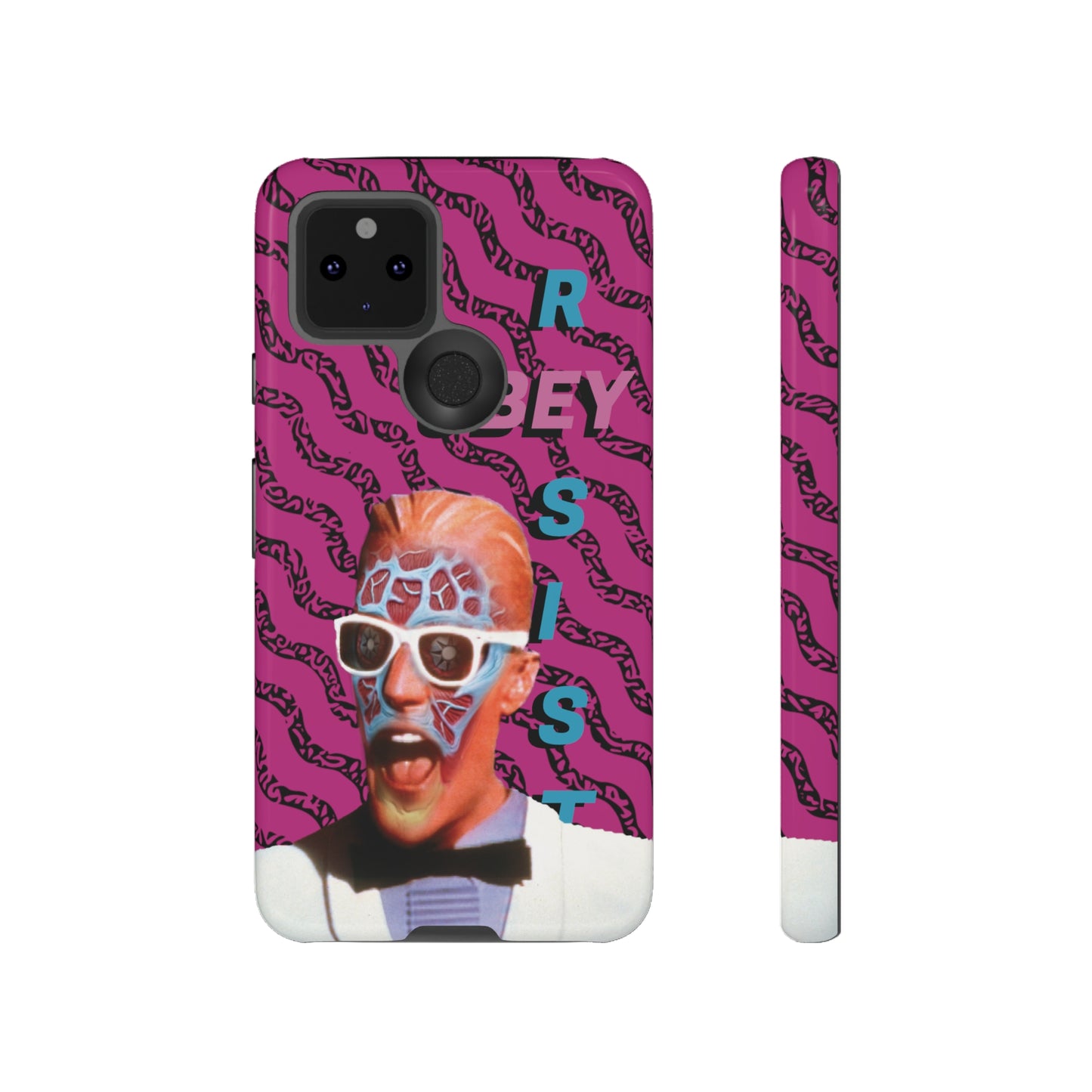 Max Meld Nostalgic 'OBEY or RESIST' HOT PINK - Phone Tough Cases