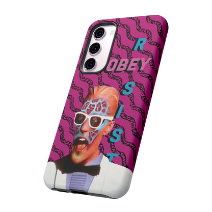 Max Meld Nostalgic 'OBEY or RESIST' HOT PINK - Phone Tough Cases