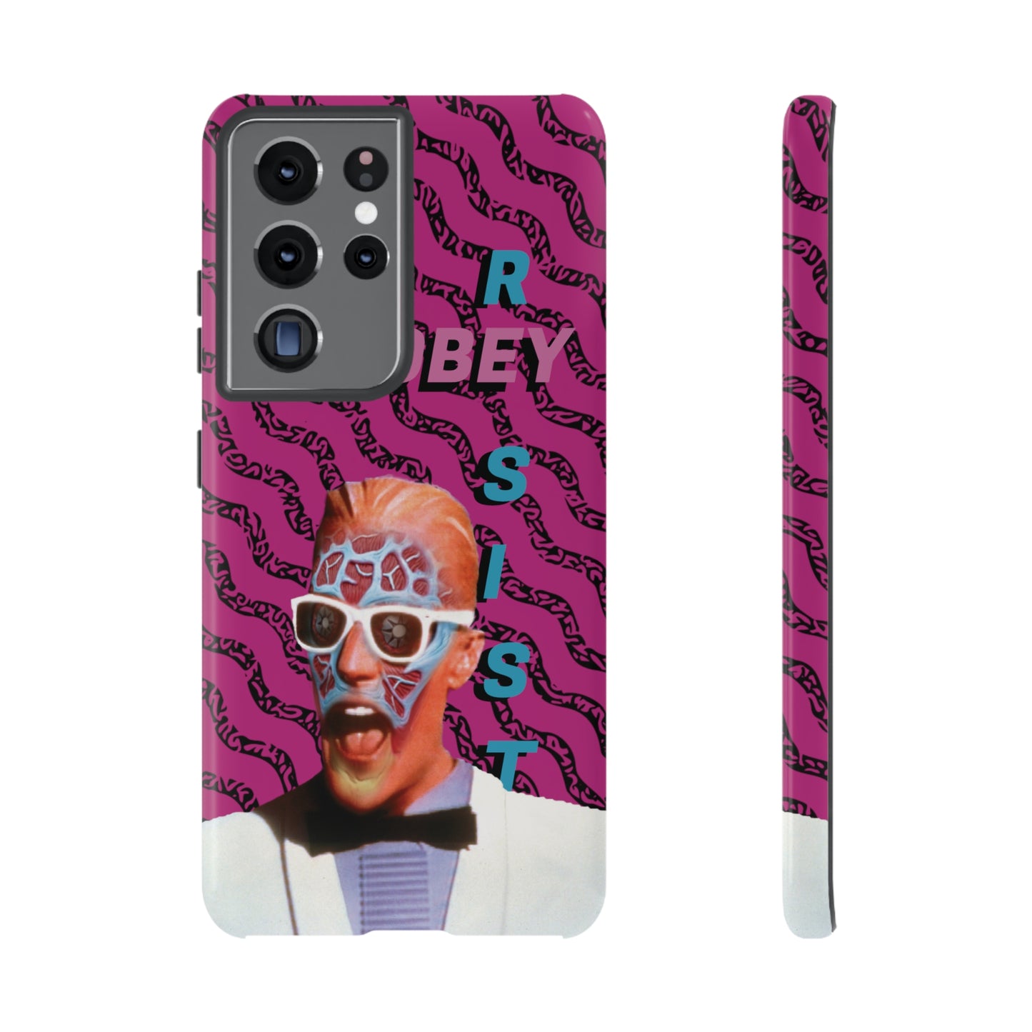 Max Meld Nostalgic 'OBEY or RESIST' HOT PINK - Phone Tough Cases